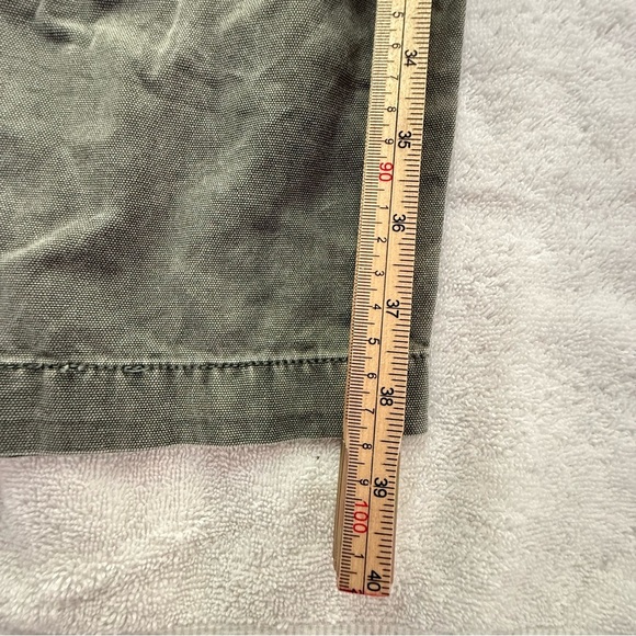 Free People Margate Pleated Trouser Paperbag Tie Waist Pants Size M Olive Green - Picture 5 of 10